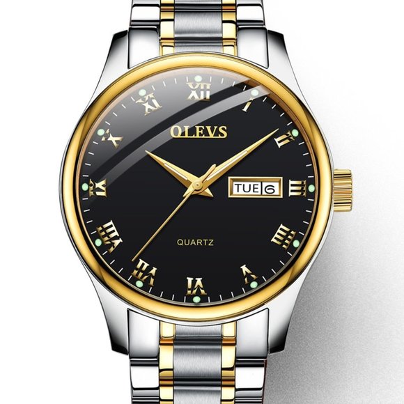 3-3 OLEVS Men's Watch Calendar Waterproof Luminous - Picture 4 of 7